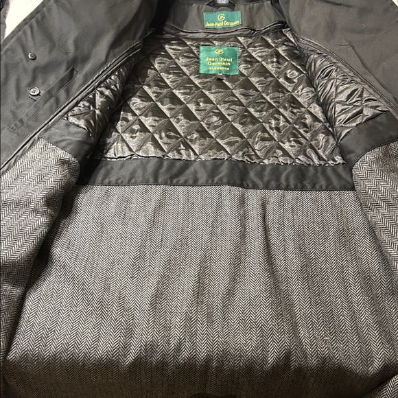 Jean-Paul Germain Men's Black Lined Trench/Overcoat. NWT. 42R - Picture 12 of 16